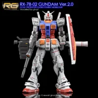 G-rework Decal RG #40 RX-78-2 Gundam Ver.2.0 - Image 2