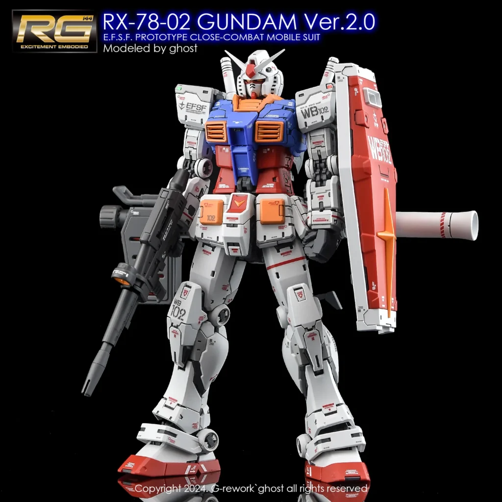 G-rework Decal RG #40 RX-78-2 Gundam Ver.2.0