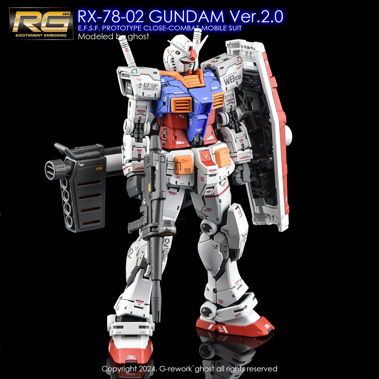 G-rework Decal RG #40 RX-78-2 Gundam Ver.2.0 - Image 5