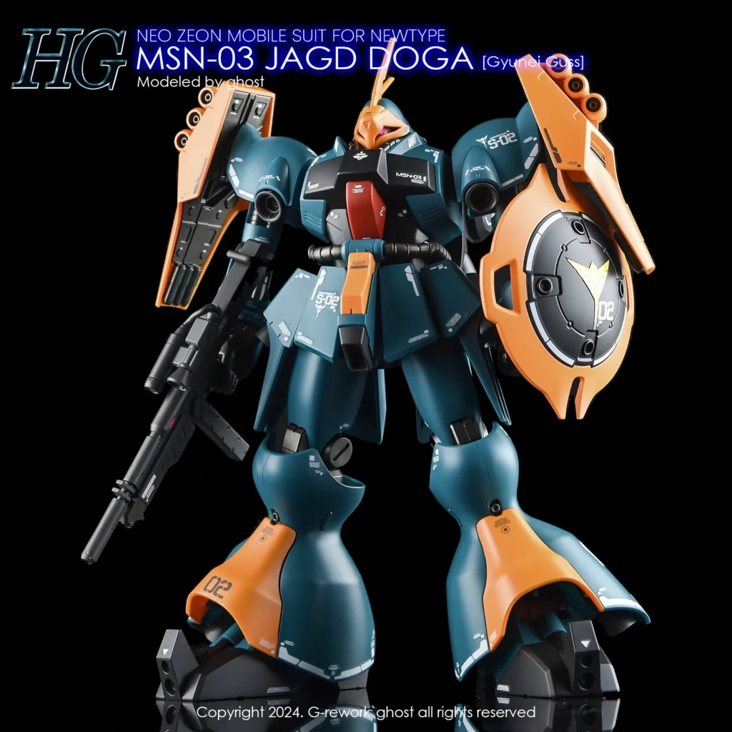 G-rework Decal HGUC #083 Jagd Doga (Gyunei Guss Custom)