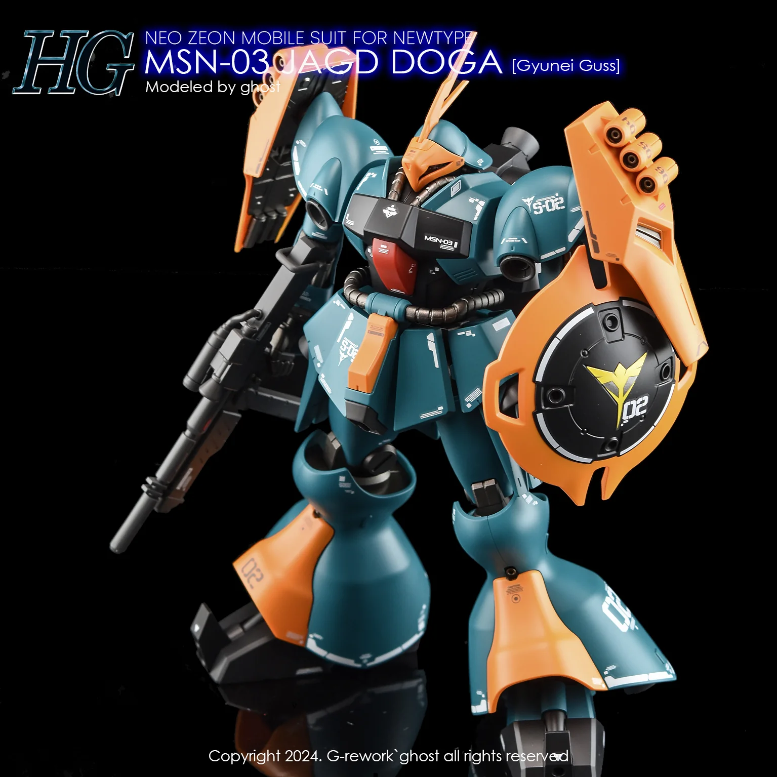 G-rework Decal HGUC #083 Jagd Doga (Gyunei Guss Custom) - Image 4