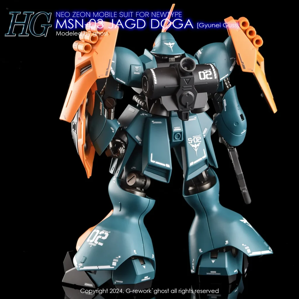 G-rework Decal HGUC #083 Jagd Doga (Gyunei Guss Custom)