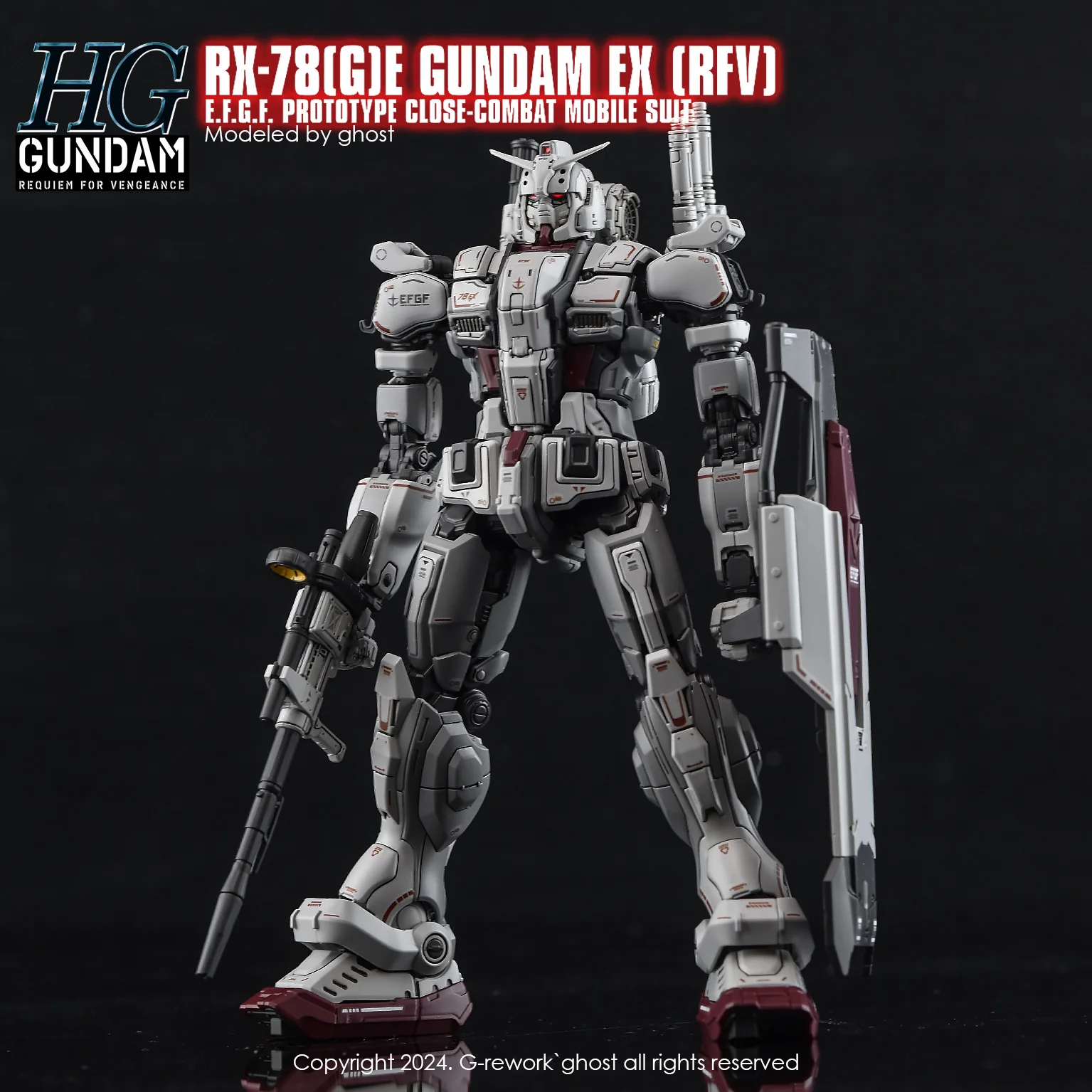 G-rework Decal HGRFV #255 Gundam EX - Image 2