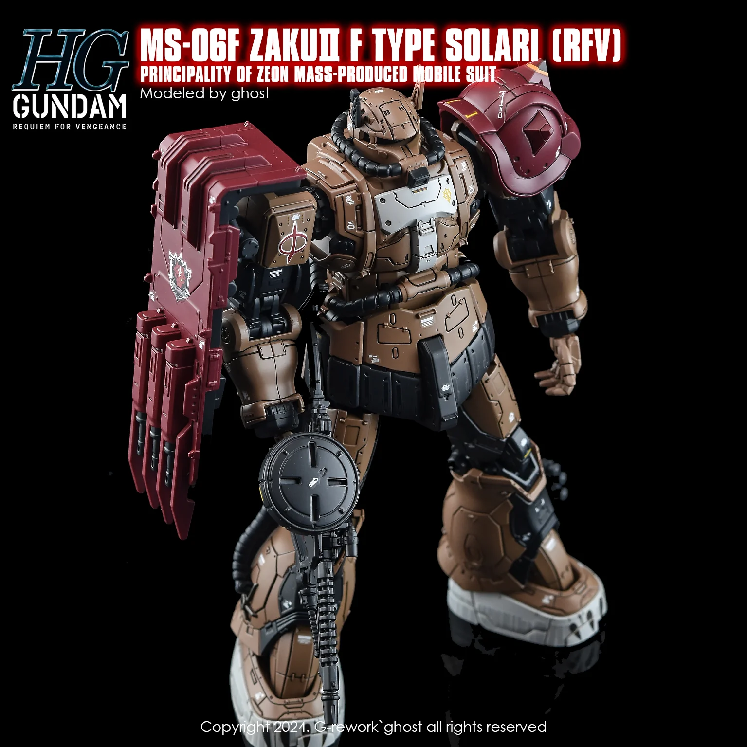 G-rework Decal HGRFV #254 Zaku II F Type Solari - Image 8