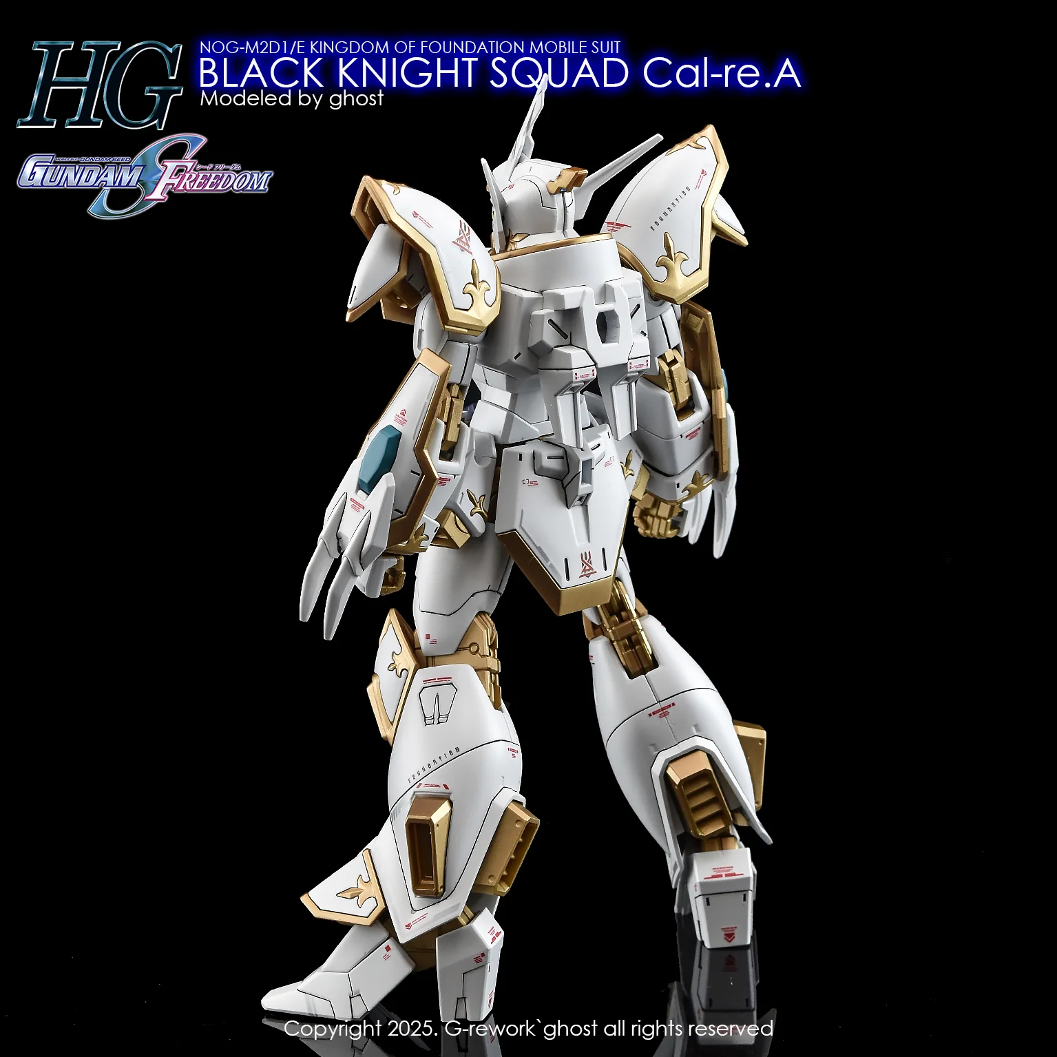 G-rework Decal HGCE #257 Black Knight Squad Cal-re.A - Image 5