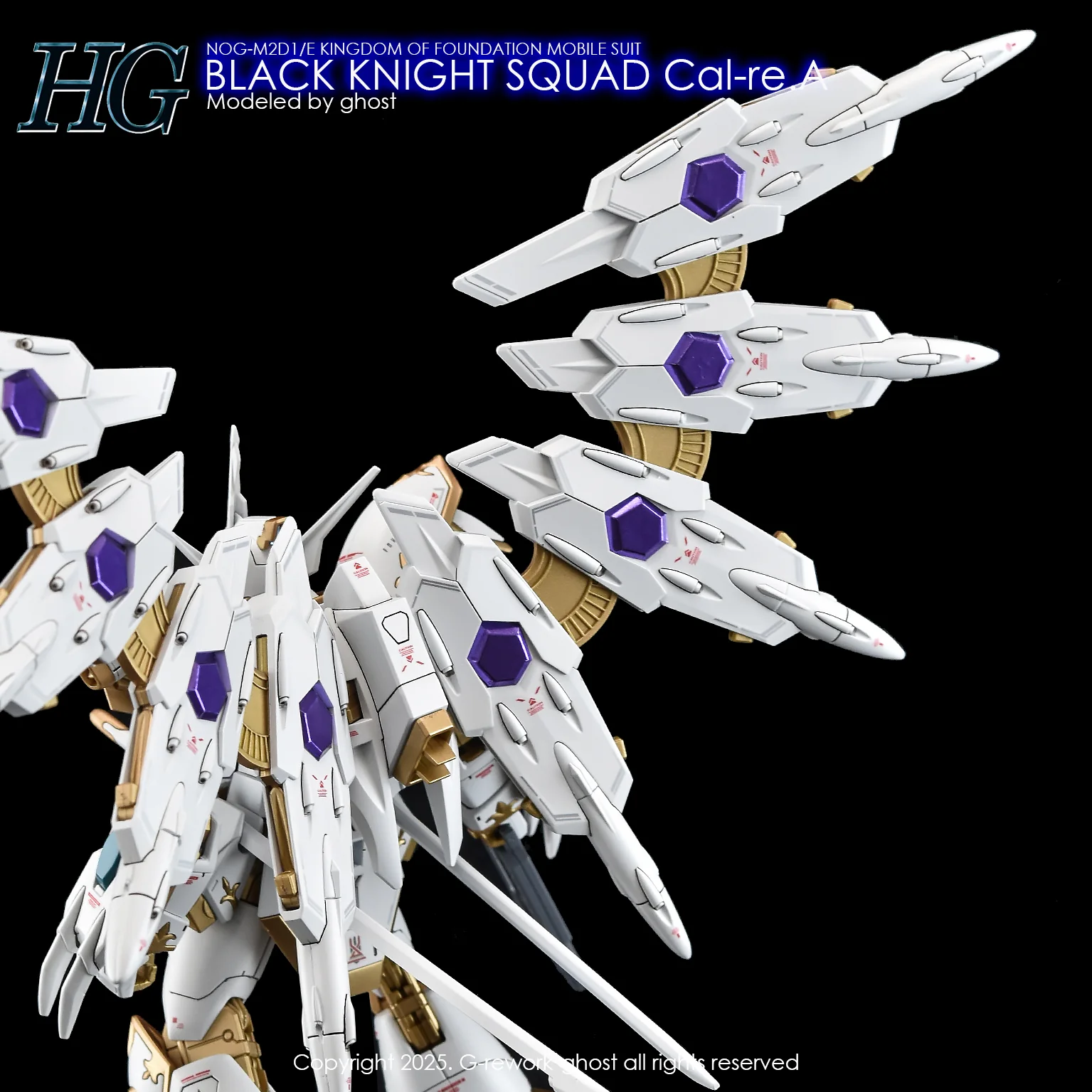 G-rework Decal HGCE #257 Black Knight Squad Cal-re.A - Image 14
