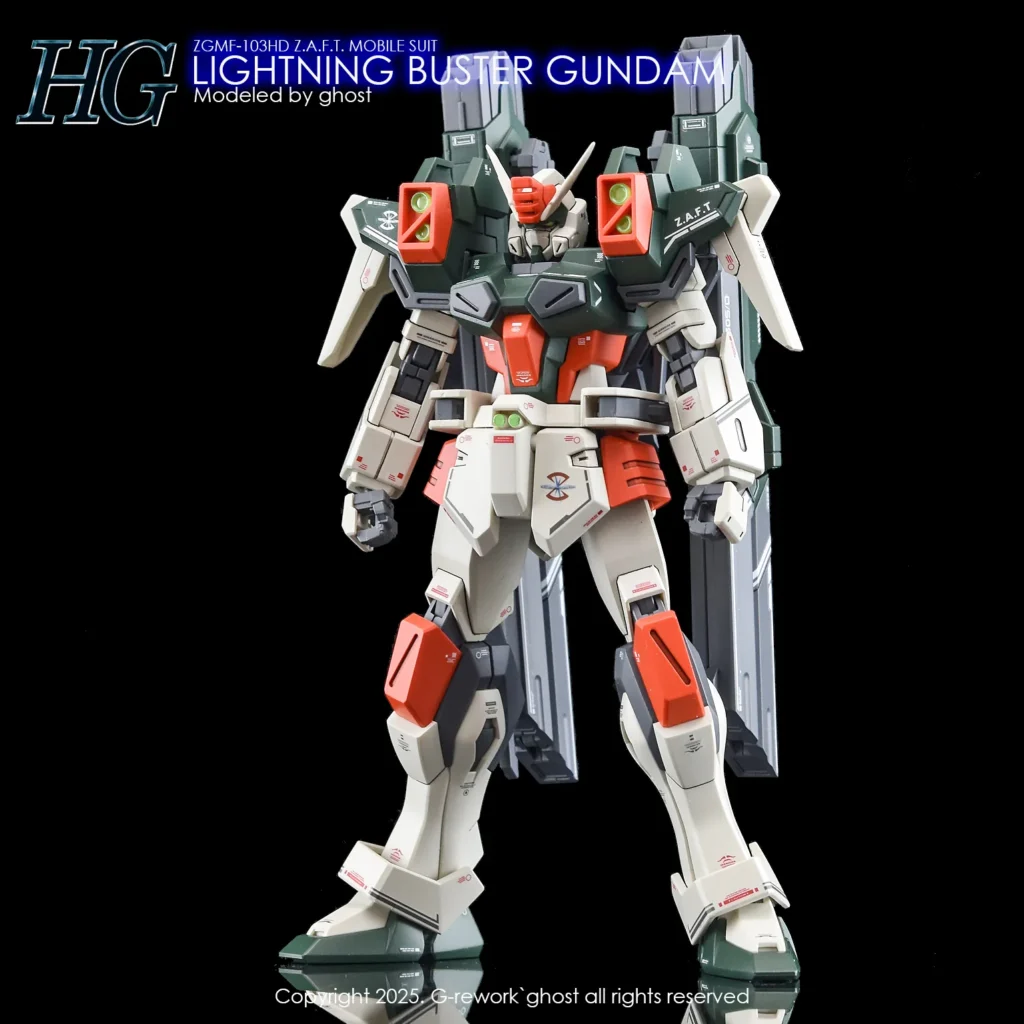 G-rework Decal HGCE #253 Lightning Buster Gundam
