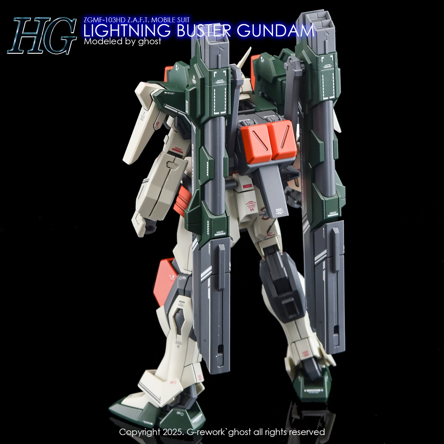 G-rework Decal HGCE #253 Lightning Buster Gundam - Image 4