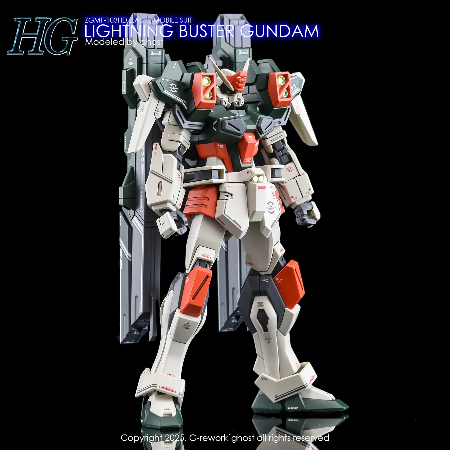 G-rework Decal HGCE #253 Lightning Buster Gundam - Image 5
