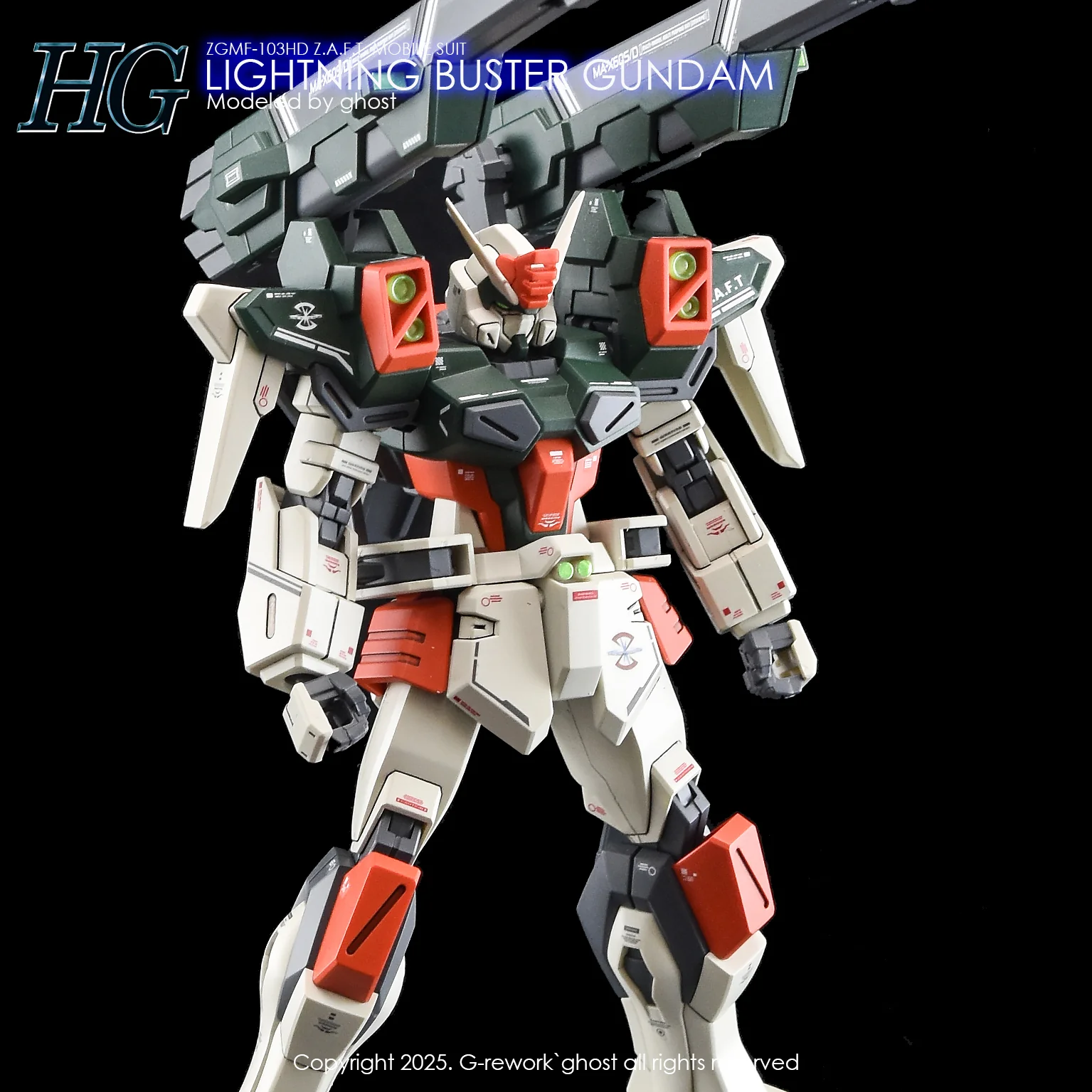 G-rework Decal HGCE #253 Lightning Buster Gundam - Image 8