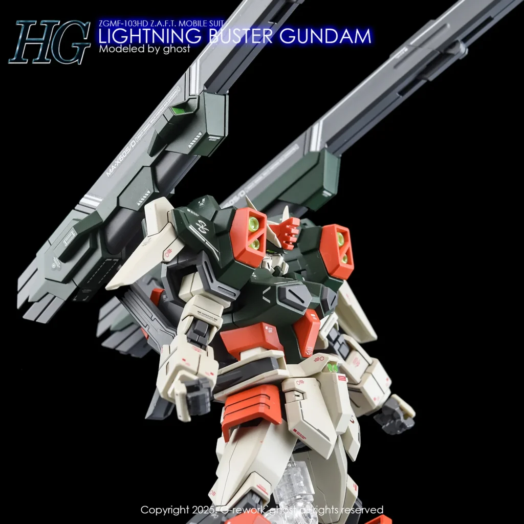 G-rework Decal HGCE #253 Lightning Buster Gundam