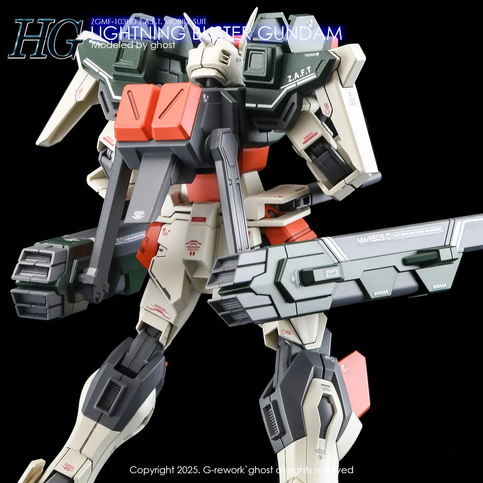 G-rework Decal HGCE #253 Lightning Buster Gundam - Image 13
