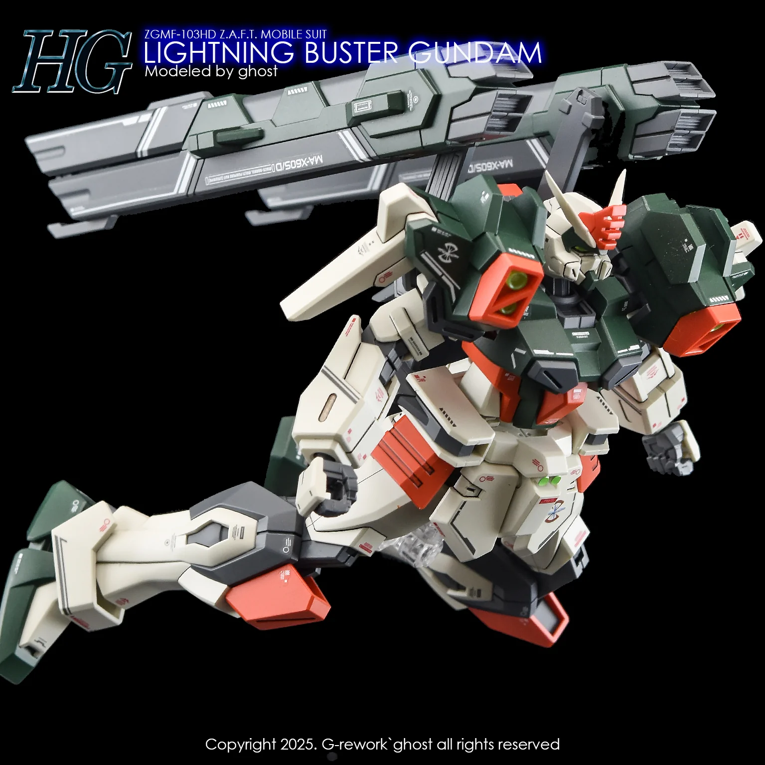 G-rework Decal HGCE #253 Lightning Buster Gundam - Image 15
