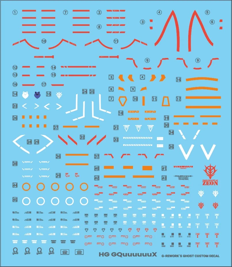 G-rework Decal HGGQ #01 Gquuuuuux