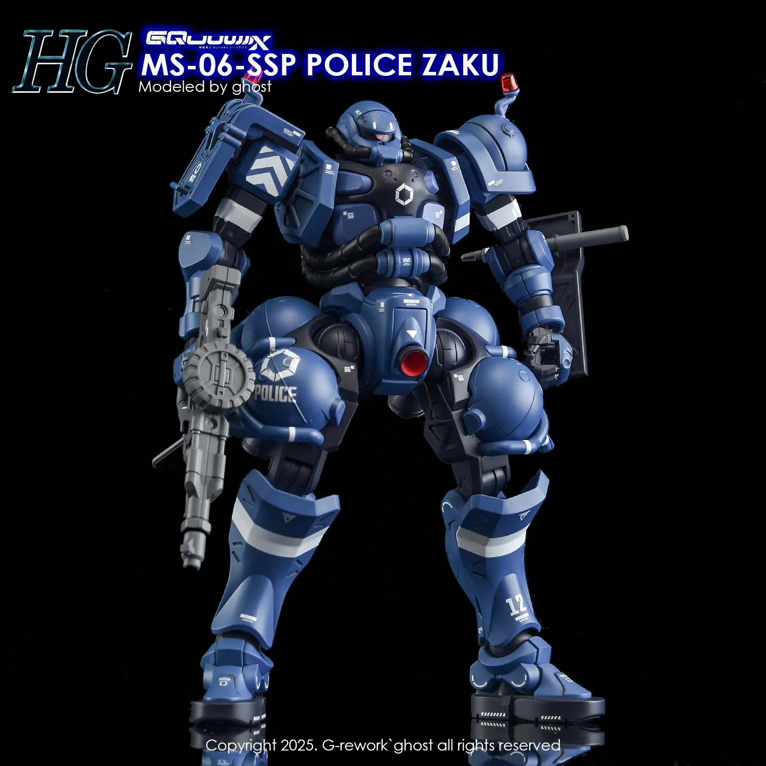 G-rework Decal HGGQ #02 Police Zaku - Image 3