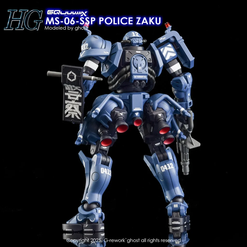 G-rework Decal HGGQ #02 Police Zaku