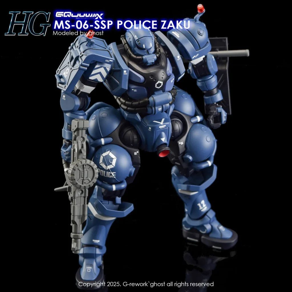 G-rework Decal HGGQ #02 Police Zaku