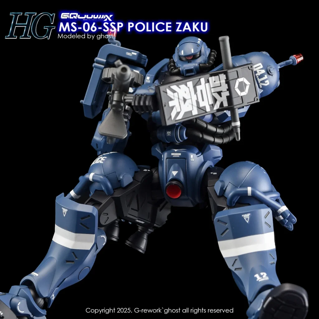 G-rework Decal HGGQ #02 Police Zaku