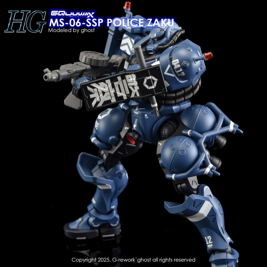 G-rework Decal HGGQ #02 Police Zaku
