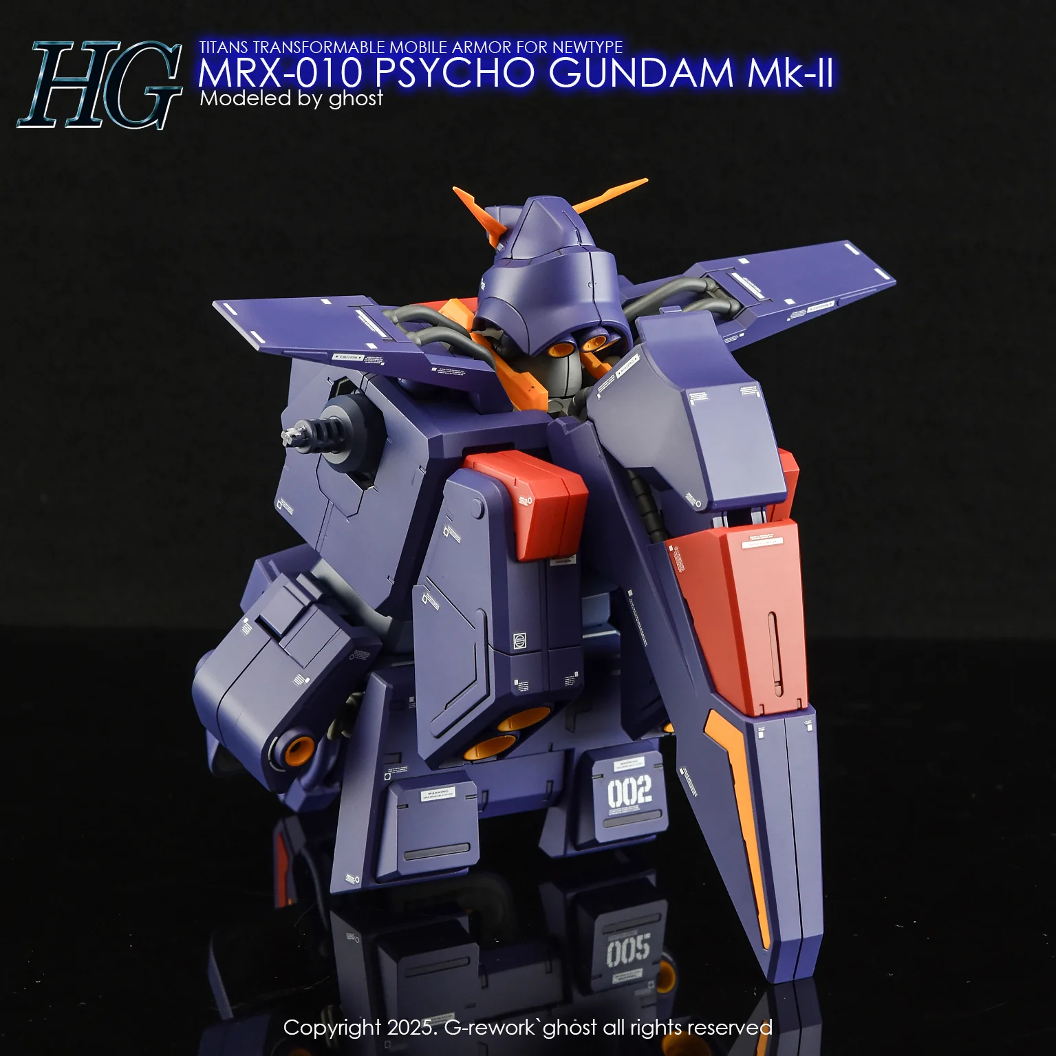 G-rework Decal HGUC #261 Psycho Gundam Mk-II - Image 3