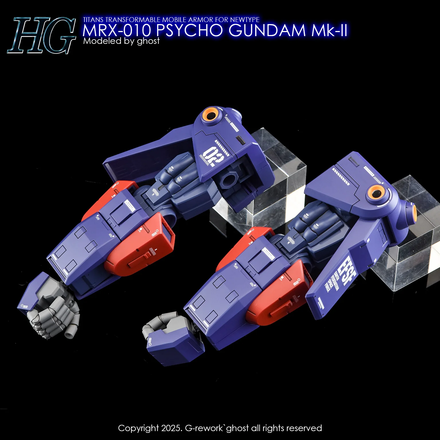 G-rework Decal HGUC #261 Psycho Gundam Mk-II - Image 10