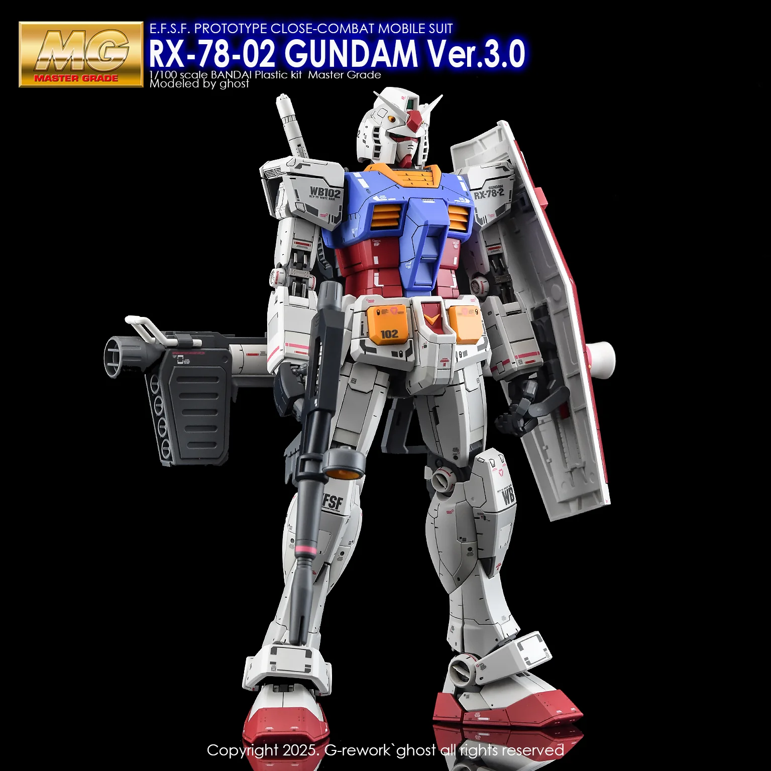 G-rework Decal MG #172 RX-78-2 Gundam Ver 3.0 - Image 3