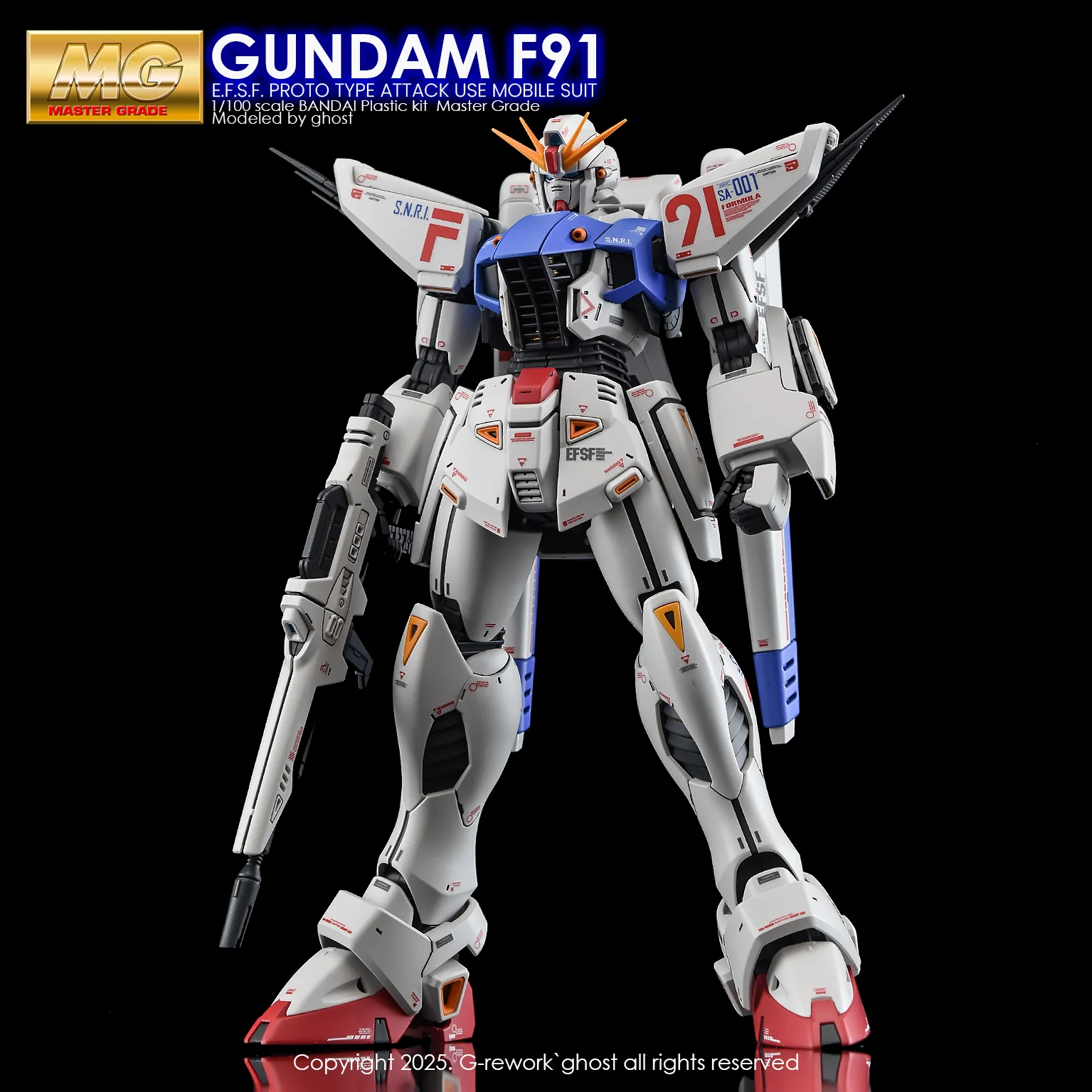 G-rework Decal MG #203 Gundam F91 Ver.2.0 - Image 3