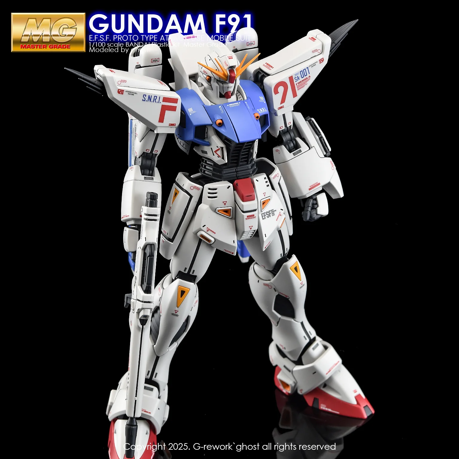 G-rework Decal MG #203 Gundam F91 Ver.2.0 - Image 7