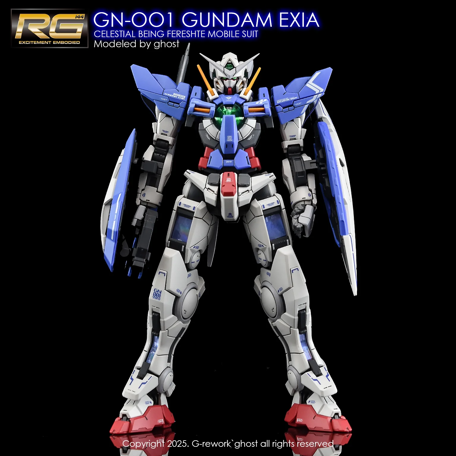 G-rework Decal RG #15 Gundam Exia - Image 1