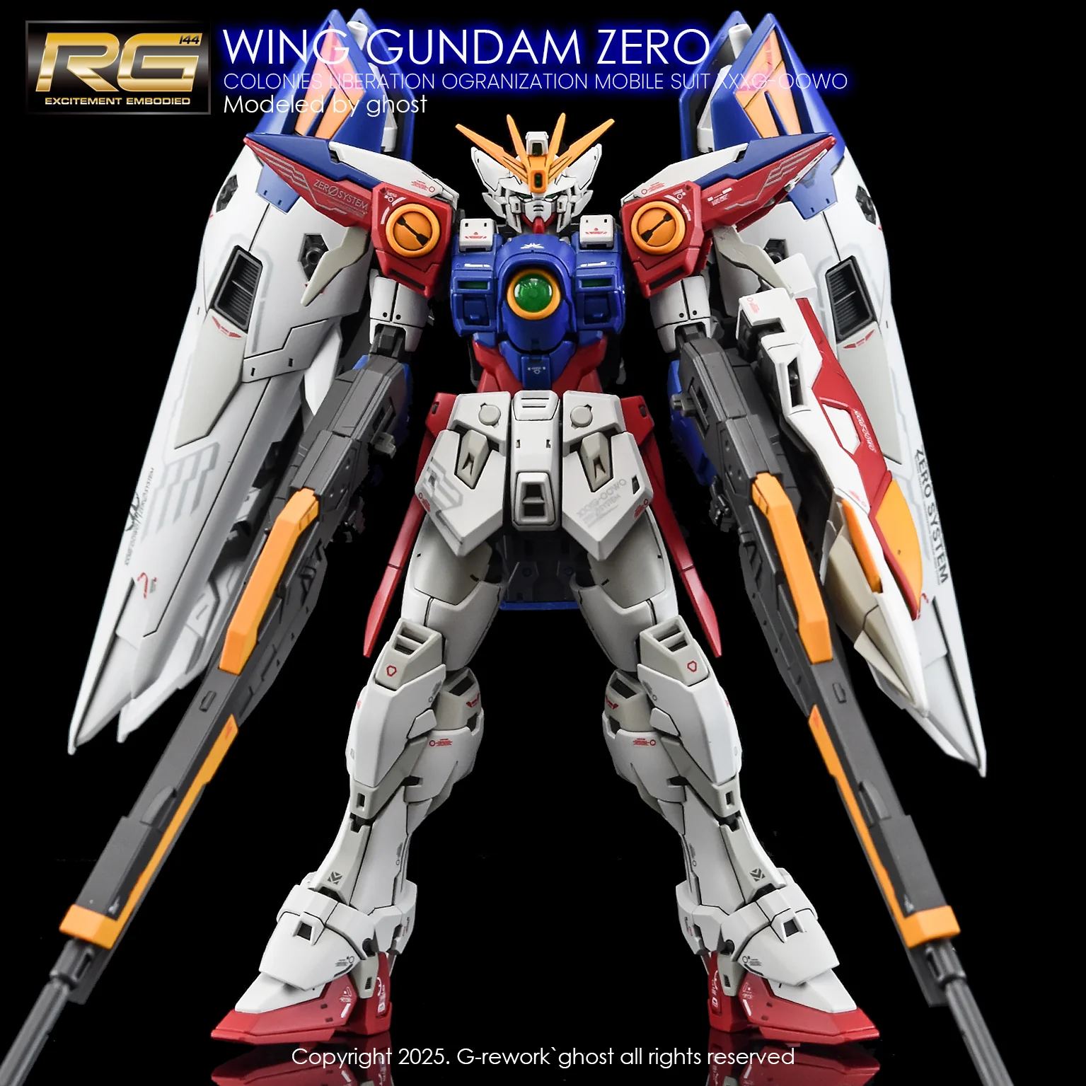 G-rework Decal RG #43 Wing Gundam Zero - Image 1