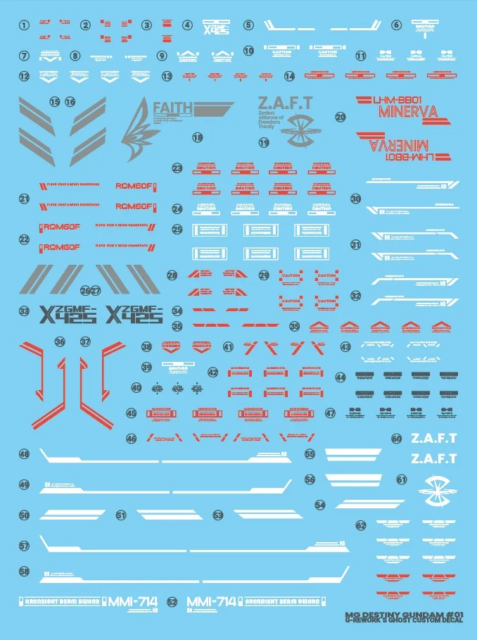G-rework Decal MG #101 Seed Destiny