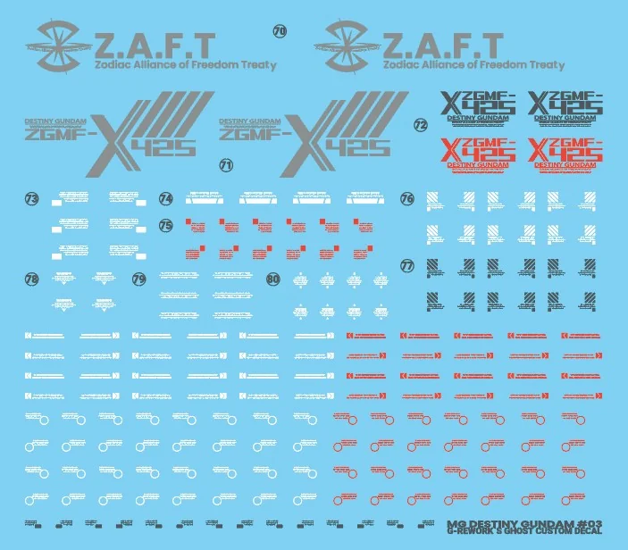 G-rework Decal MG #101 Seed Destiny