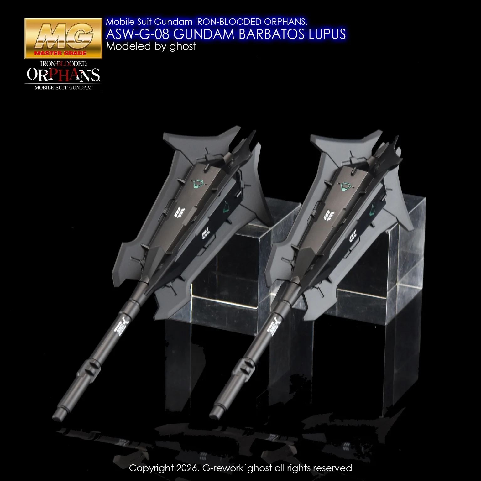 G-rework Decal MG #225 Barbatos Lupus - Image 19