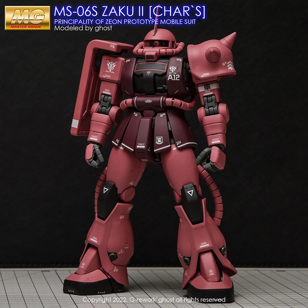G-rework Decal MG #098 Char's Zaku Ver.2.0