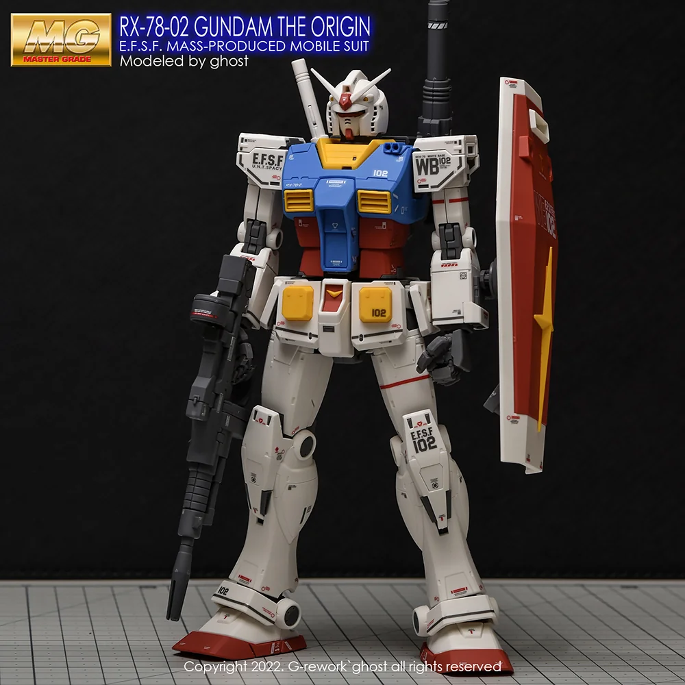 G-rework Decal MG #190 RX-78-2 Gundam (Gundam The Origin ver)