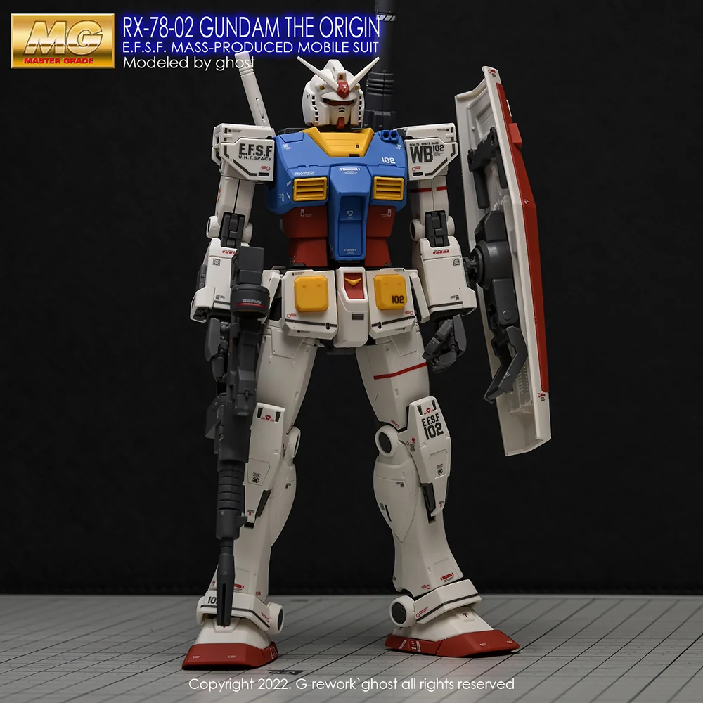 G-rework Decal MG #190 RX-78-2 Gundam (Gundam The Origin ver)