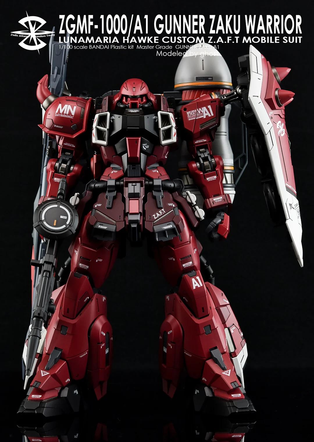 G-rework Decal MG #211 Gunner Zaku Warrior (Lunamaria Hawke Custom) - Image 2