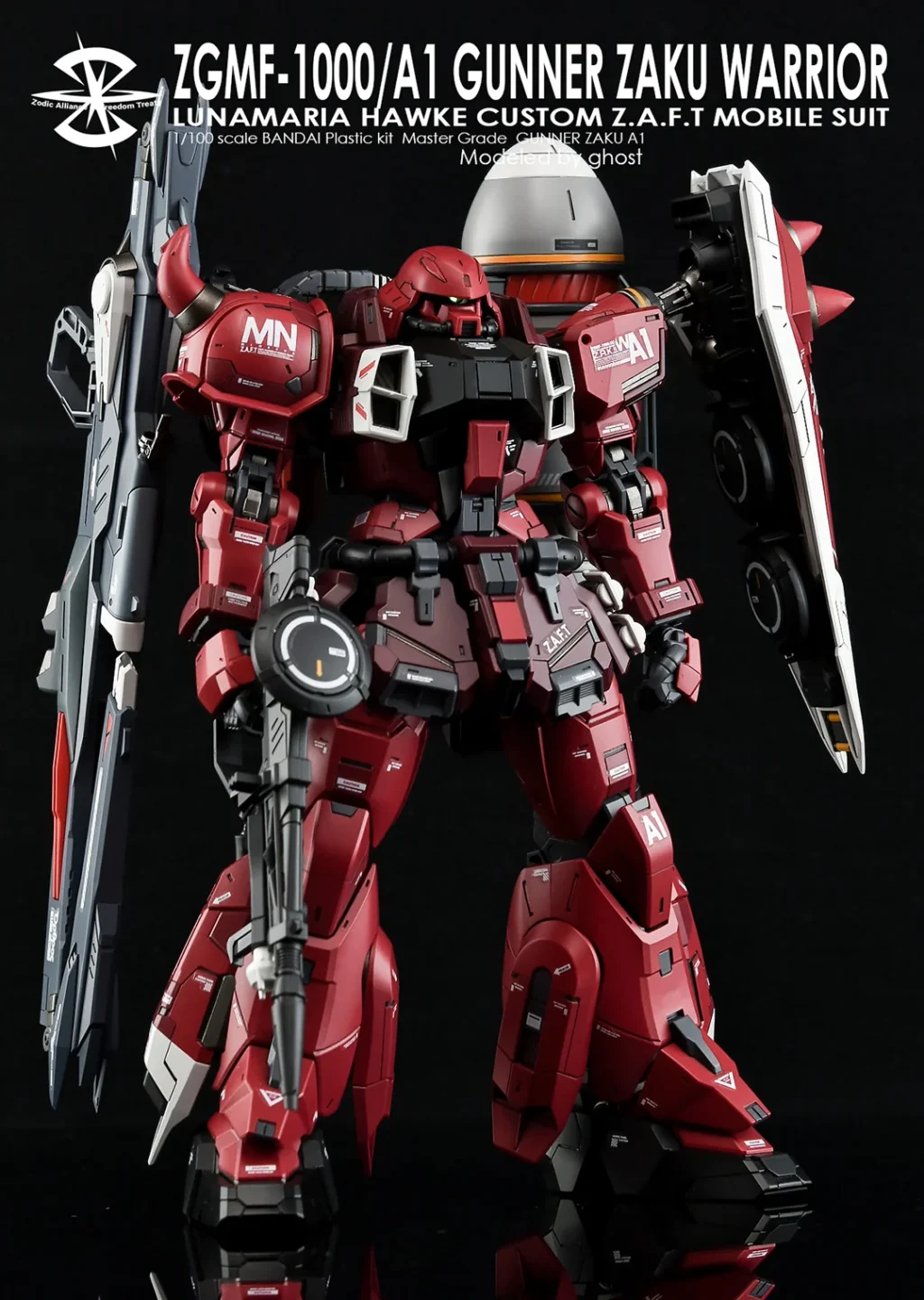 G-rework Decal MG #211 Gunner Zaku Warrior (Lunamaria Hawke Custom)