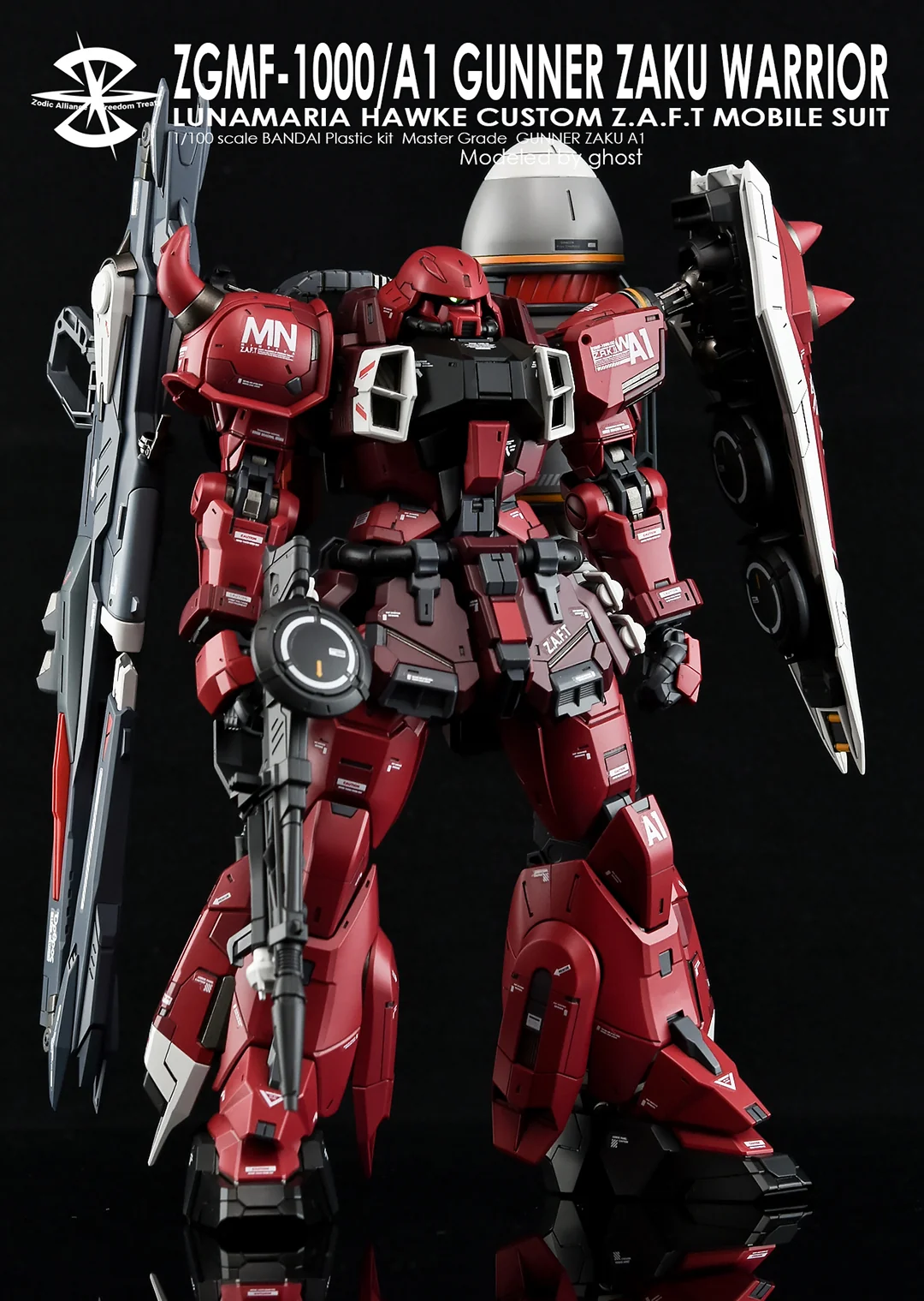 G-rework Decal MG #211 Gunner Zaku Warrior (Lunamaria Hawke Custom) - Image 3