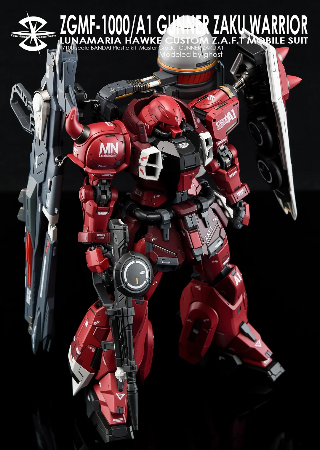 G-rework Decal MG #211 Gunner Zaku Warrior (Lunamaria Hawke Custom) - Image 5