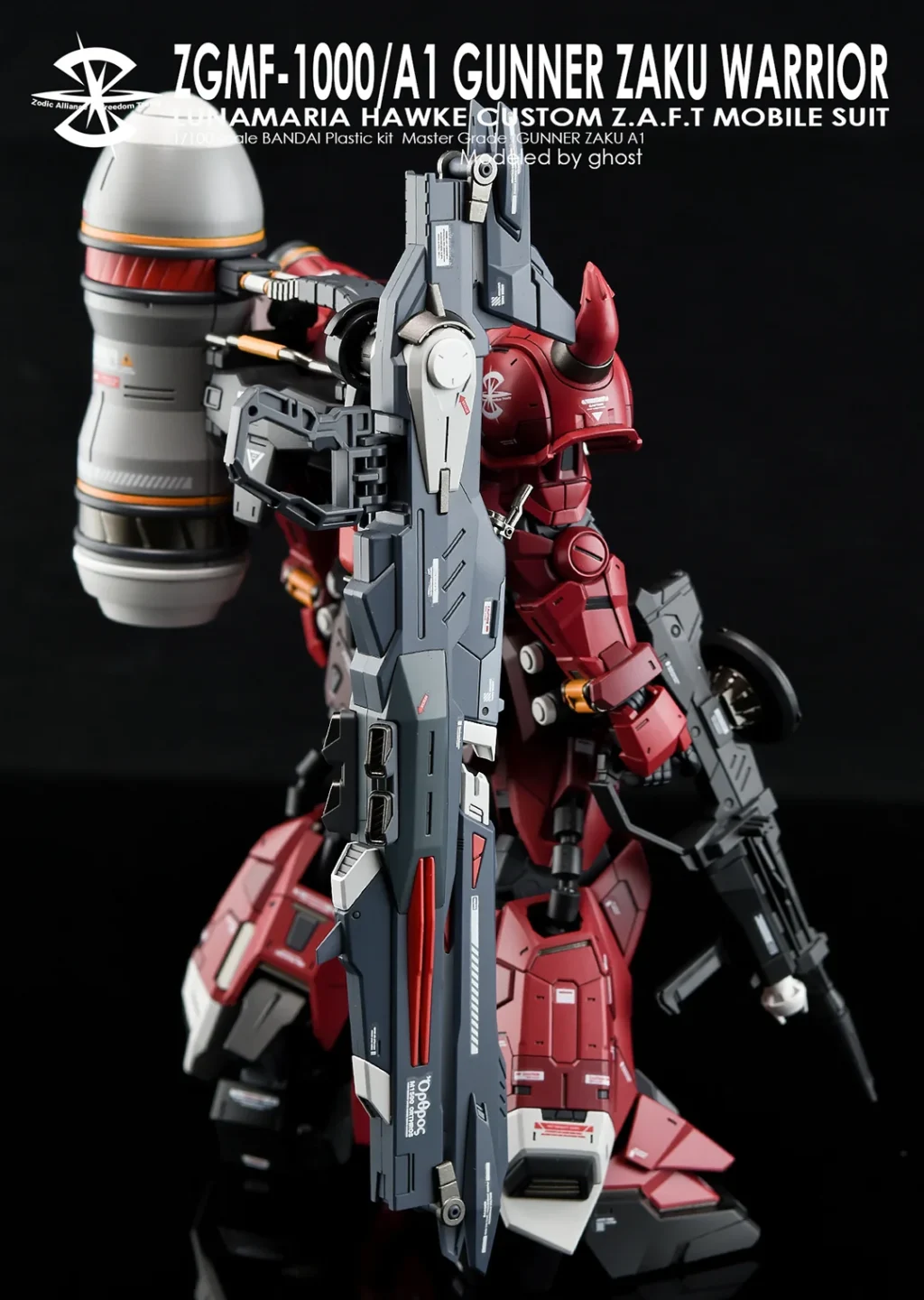 G-rework Decal MG #211 Gunner Zaku Warrior (Lunamaria Hawke Custom)