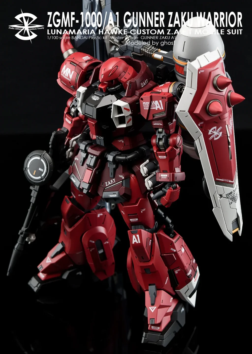 G-rework Decal MG #211 Gunner Zaku Warrior (Lunamaria Hawke Custom)