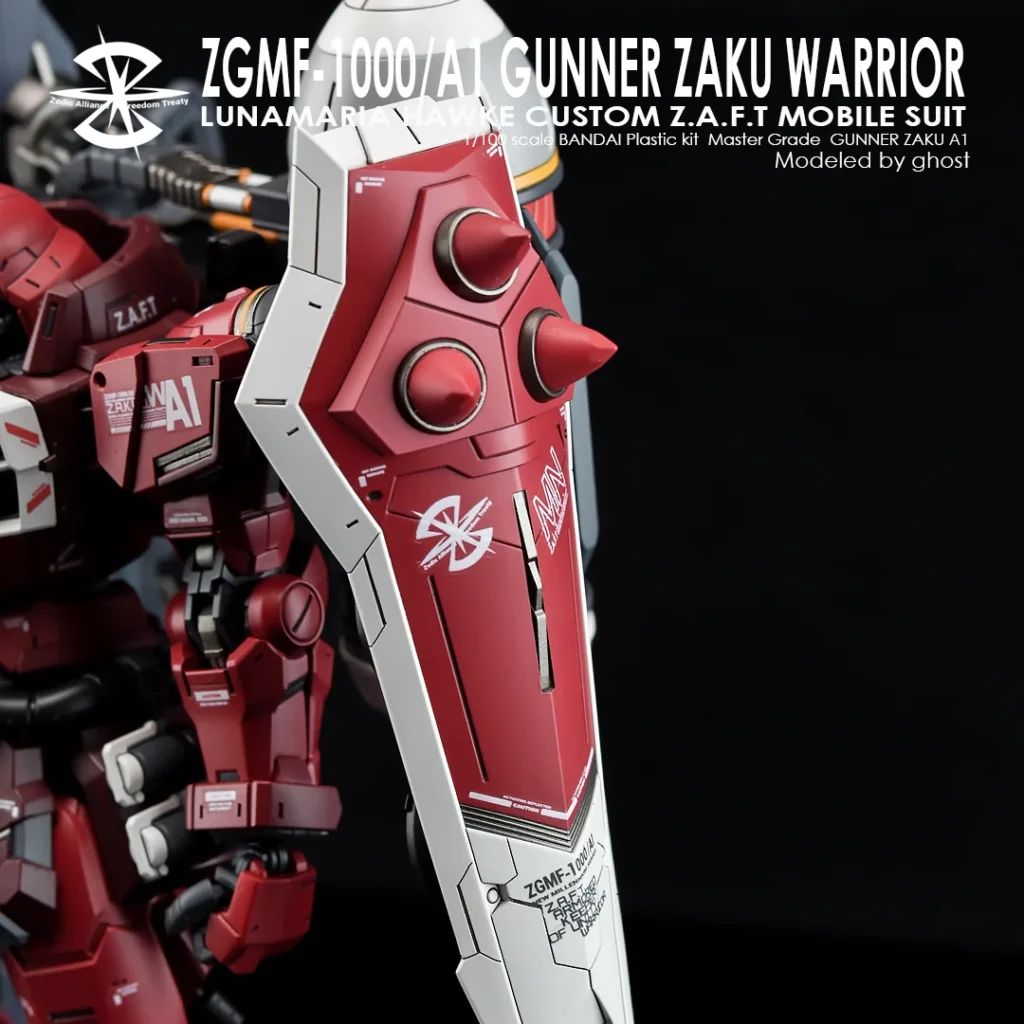 G-rework Decal MG #211 Gunner Zaku Warrior (Lunamaria Hawke Custom)