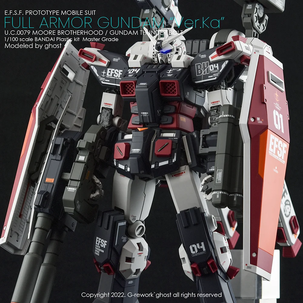 G-rework Decal MG #193 Full Armor Gundam Ver.Ka (Gundam Thunderbolt Ver.)
