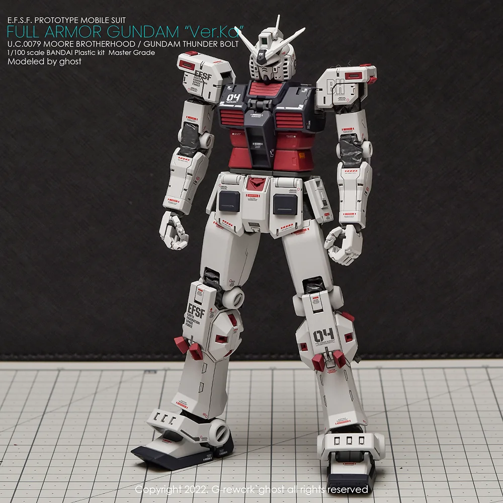 G-rework Decal MG #193 Full Armor Gundam Ver.Ka (Gundam Thunderbolt Ver.)