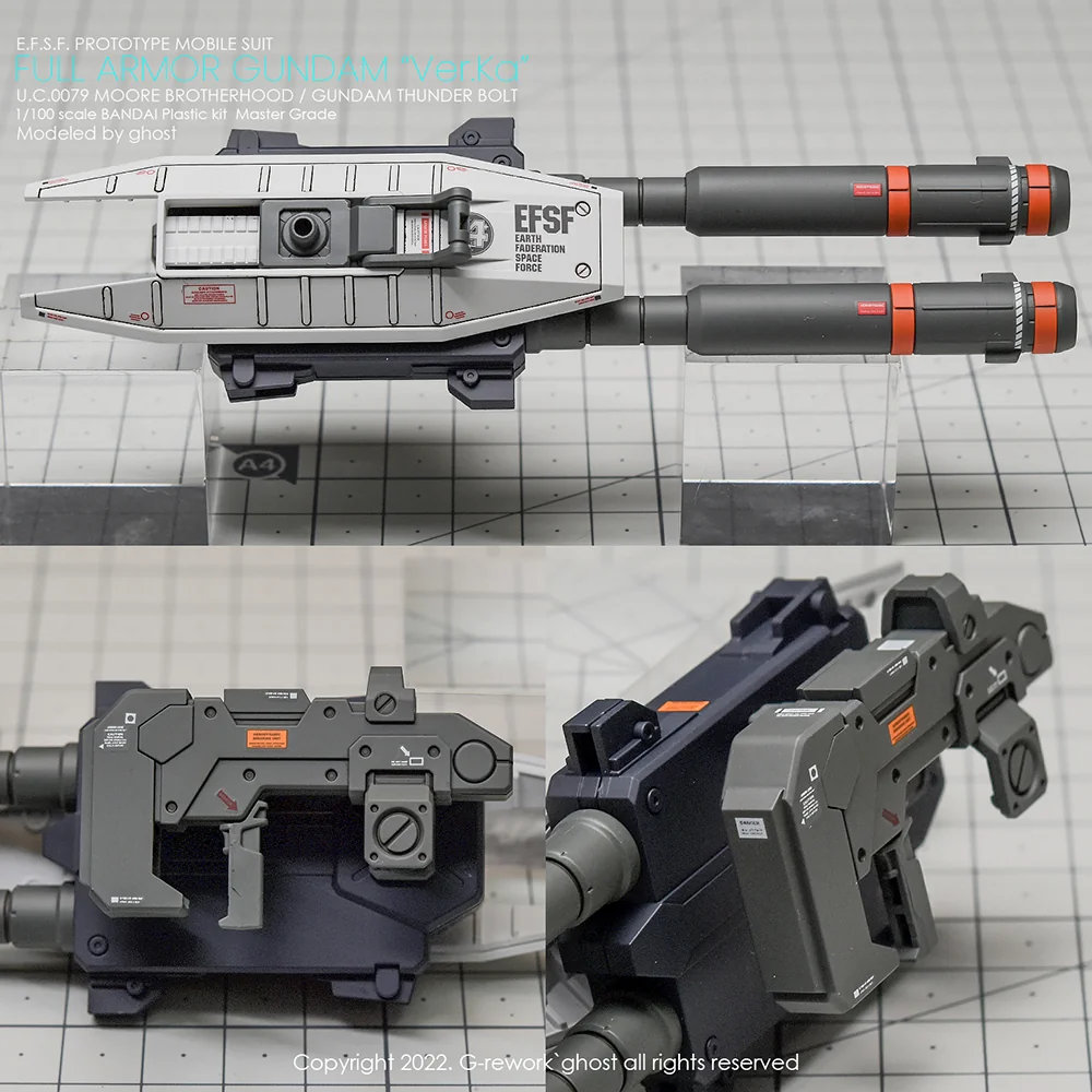 G-rework Decal MG #193 Full Armor Gundam Ver.Ka (Gundam Thunderbolt Ver.)