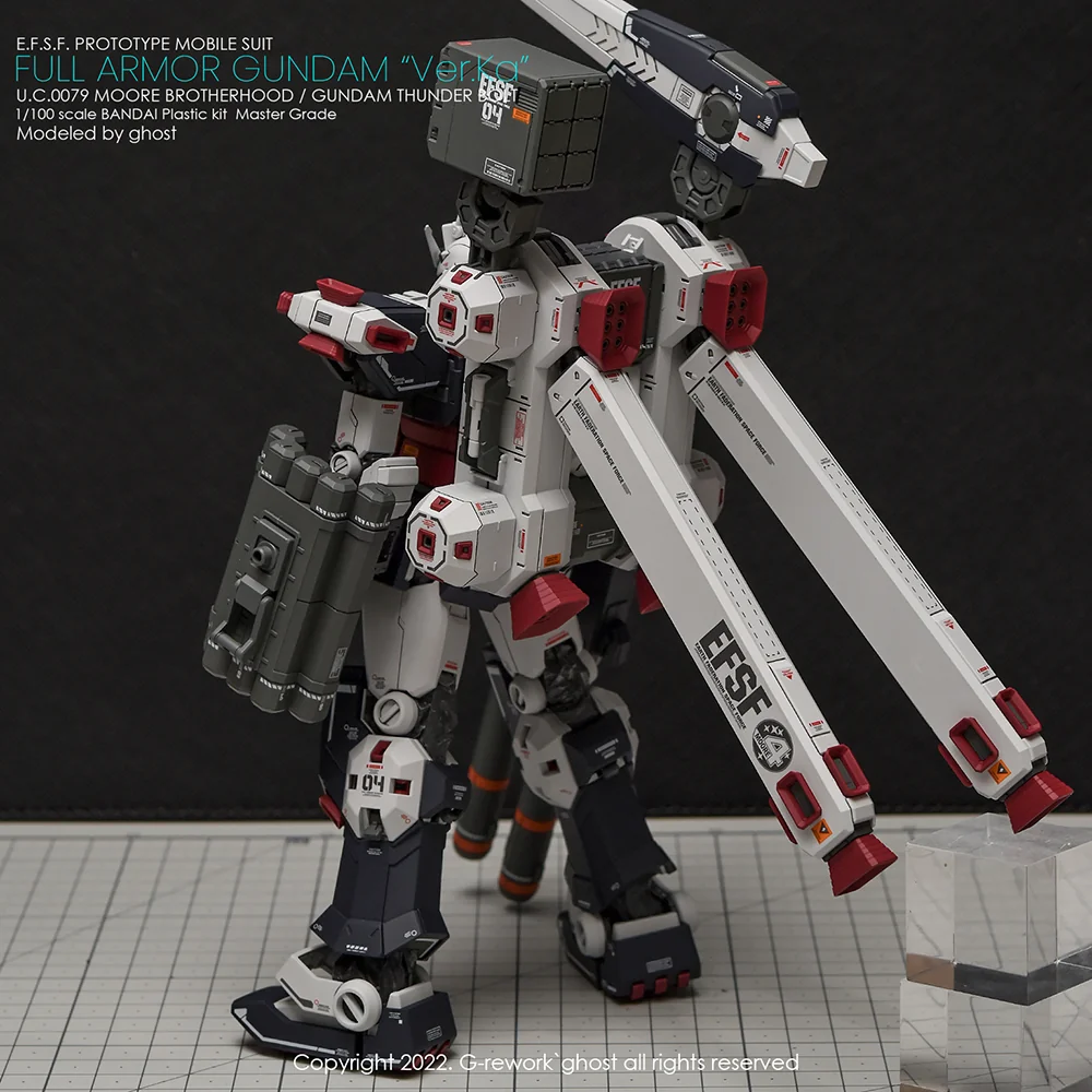 G-rework Decal MG #193 Full Armor Gundam Ver.Ka (Gundam Thunderbolt Ver.)