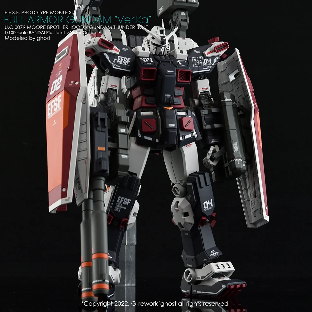 G-rework Decal MG #193 Full Armor Gundam Ver.Ka (Gundam Thunderbolt Ver.)