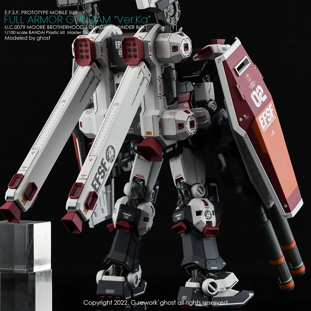 G-rework Decal MG #193 Full Armor Gundam Ver.Ka (Gundam Thunderbolt Ver.)