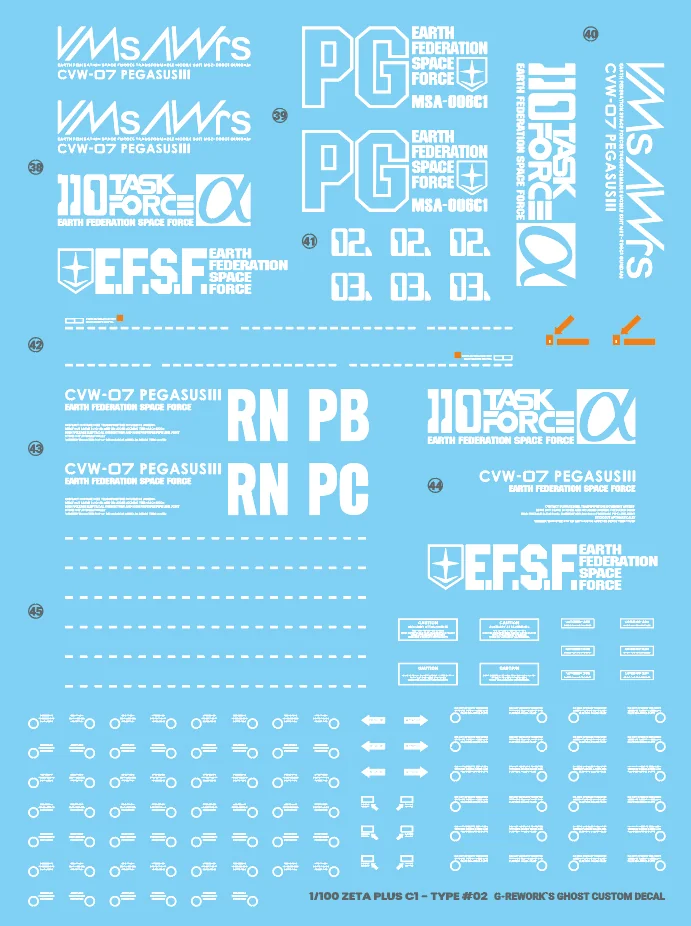 G-rework Decal MG #046 Zeta Plus C1